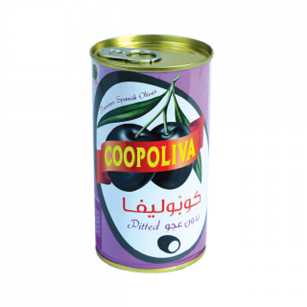 Coopoliva Pitted Black olive  150 gm * 12