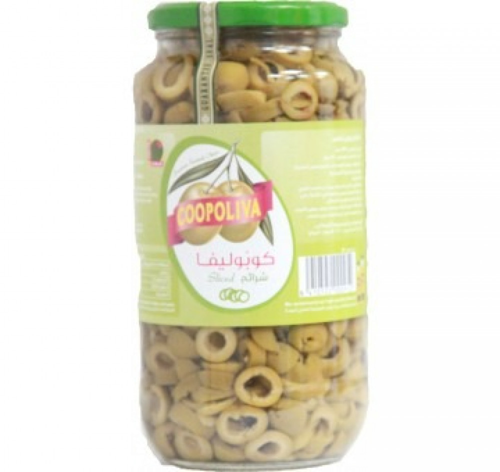 Coopoliva Sliced Green Olive  510 gm * 6