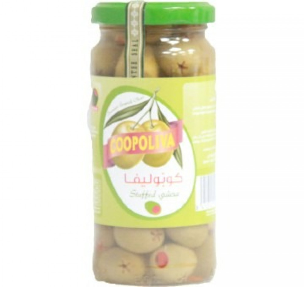 Coopoliva Stuffed Green Olive Box  142 gm  * 12 pce 