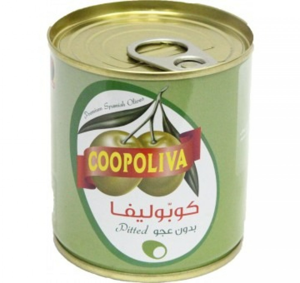 Coopoliava Pitted Green Olive  75 gm  *12  Pce 