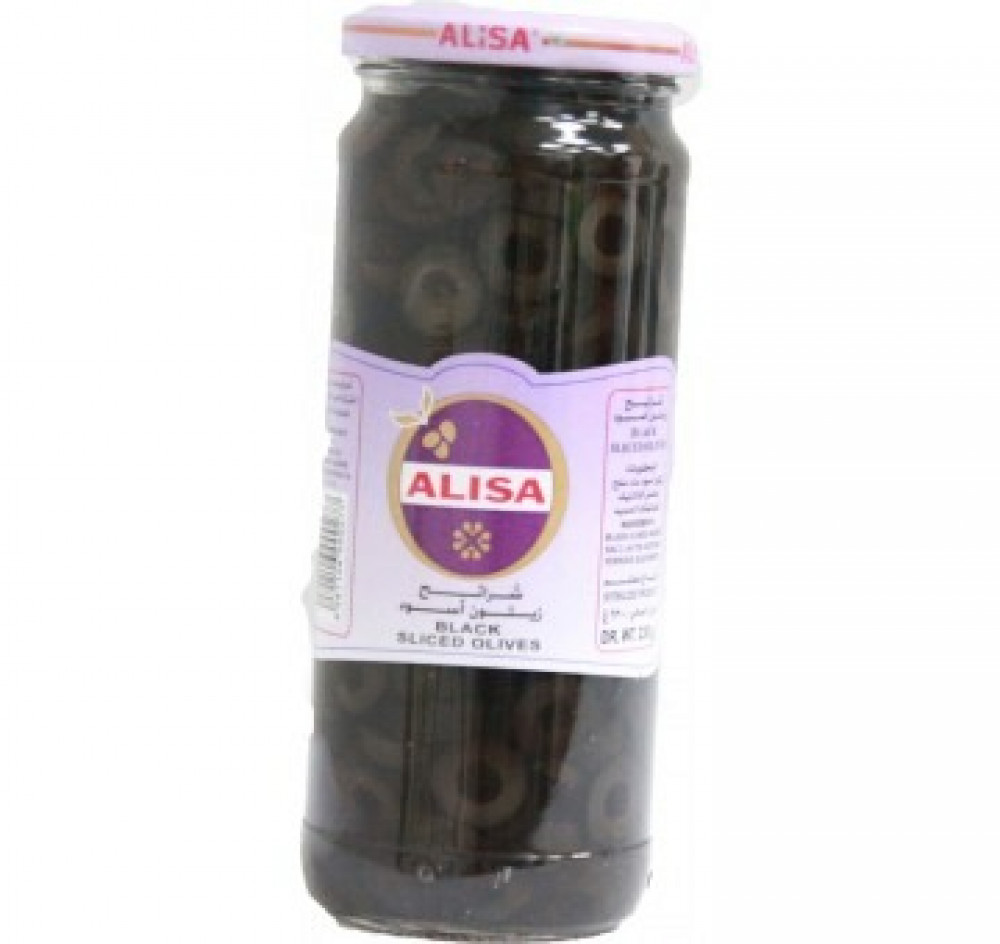 Alisa Sliced Black Olive 230 gm 