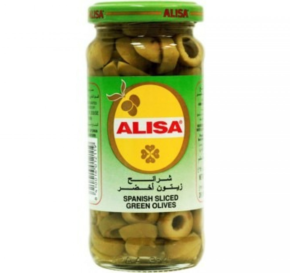 Alisa Sliced Green Olive 230 gm 