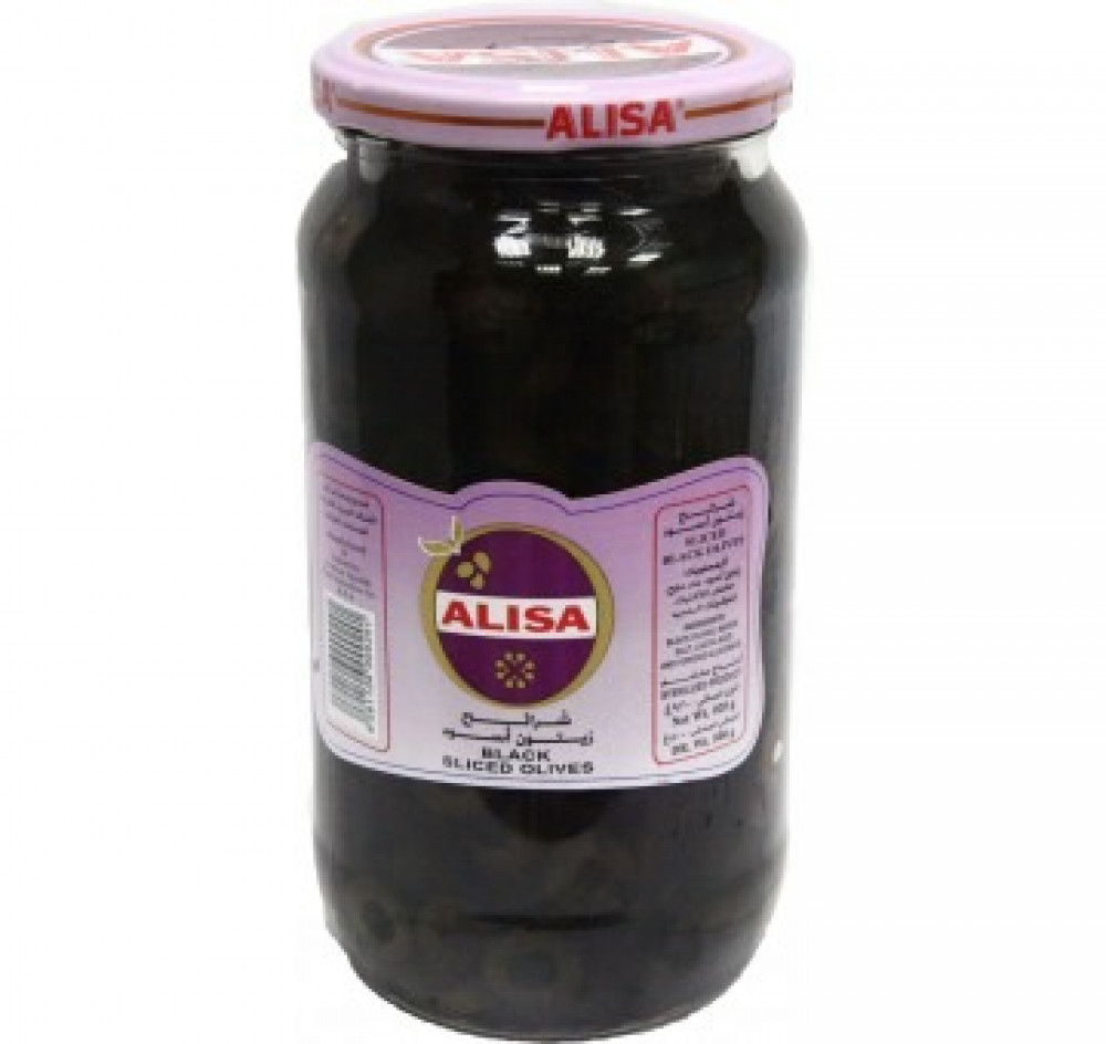 Alisa Sliced Black Olive 500 gm 