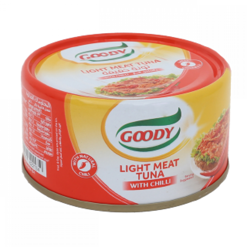 Goody Light Meat Tuna with Chili Flavor, 185gm*48
