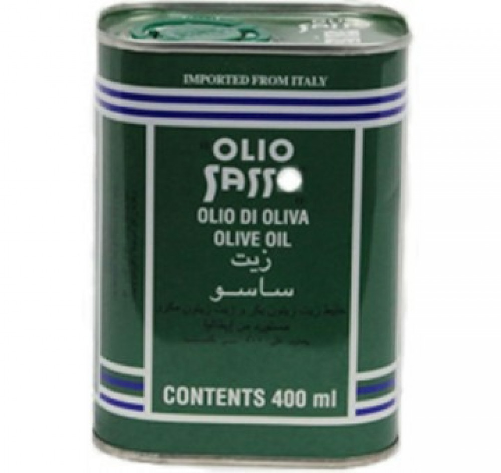 Sasso olive oil cans 400 ml * 20