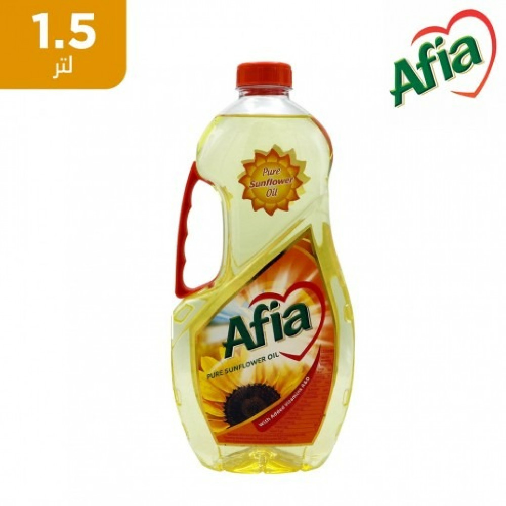 Afia Sunflower Oil 1.5 Liter*6