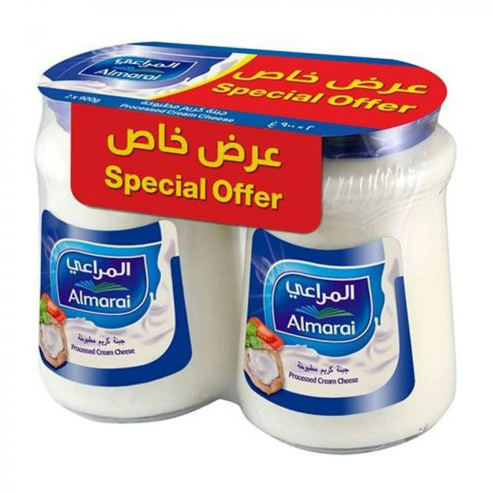 Almarai cream cheese, cups 2 x 500 gm, 6 pcs