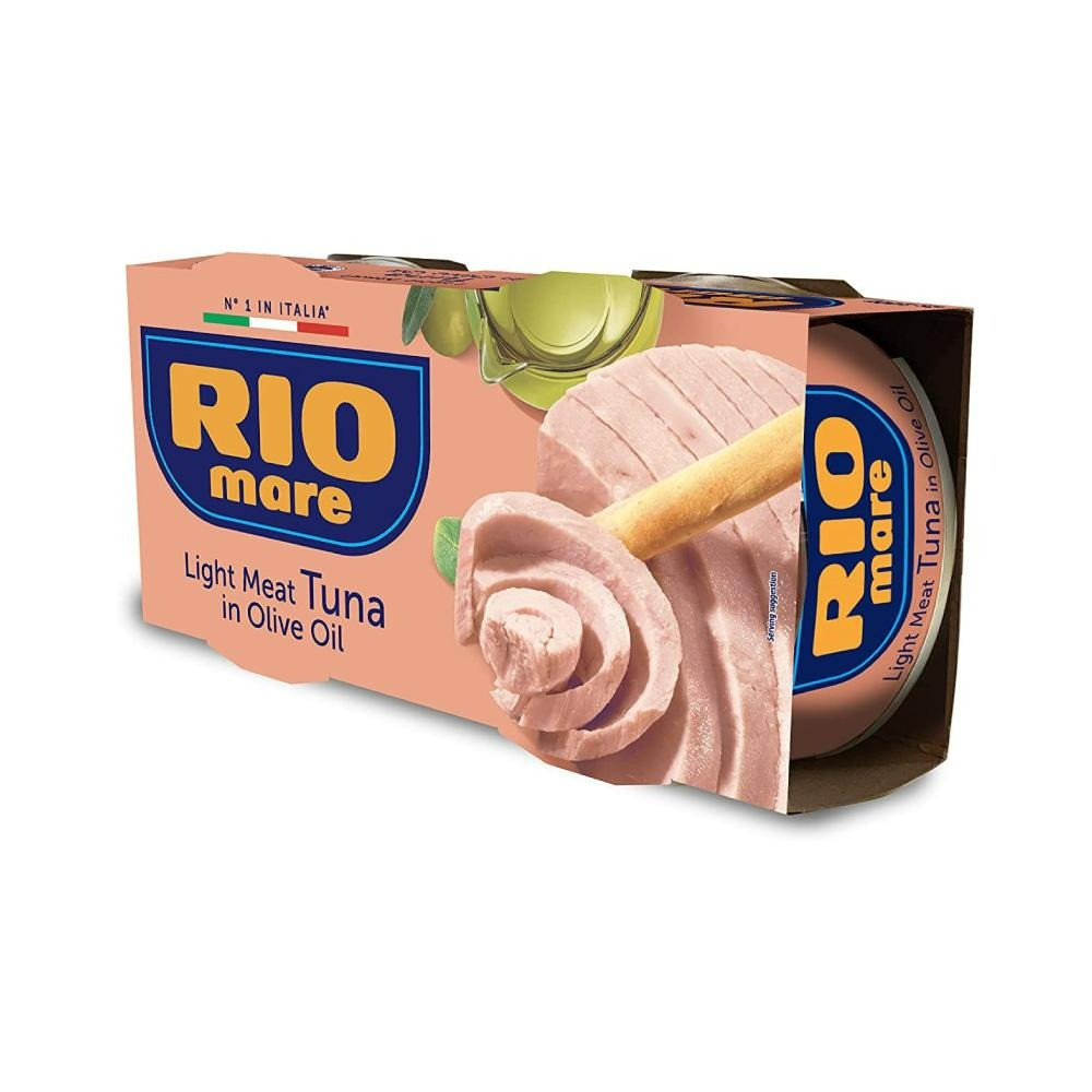 Rio Mare Light Meat Tuna In Olive Oil 160 gm - 2 Cans