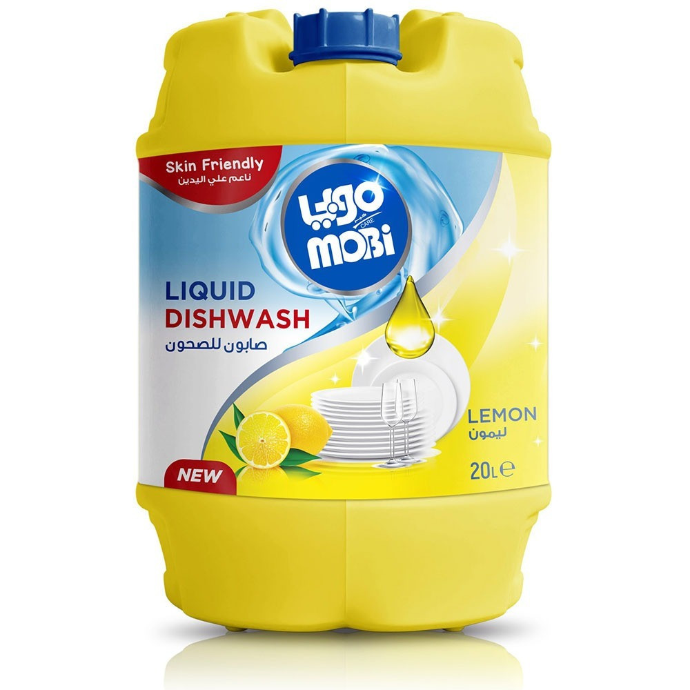Mobi dishwashing liquid lemon 20 liters