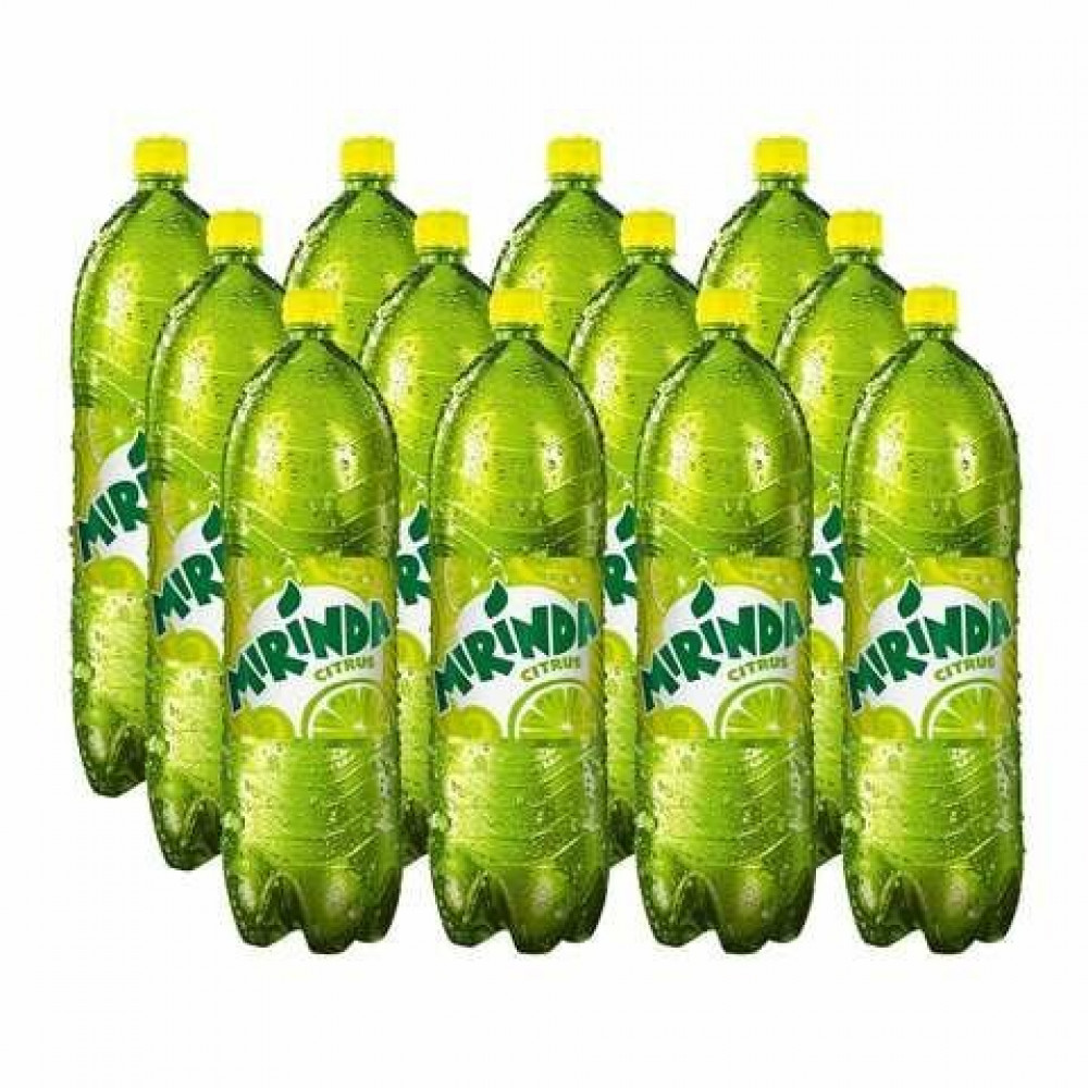 Mirinda Citrus Soft Drink, 12 x 1 liter