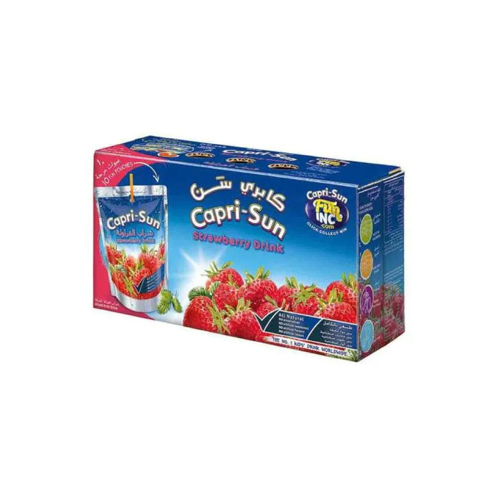 Capri-sun strawberry nectar - carton 200 ml - 40 pcs