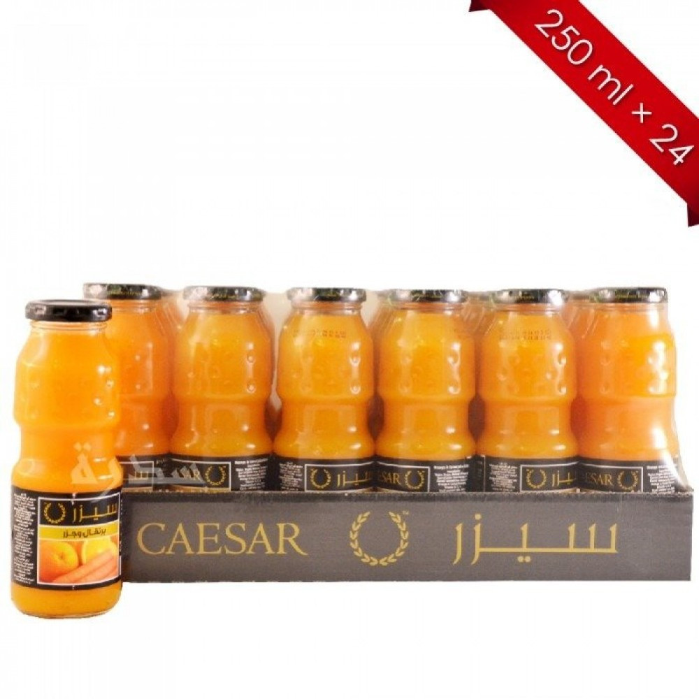 Caesar juice, orange and carrot glass, 24 * 250 ml
