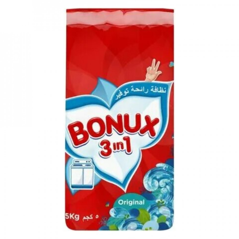 Bonux Original Detergent Powder 5 kg*3