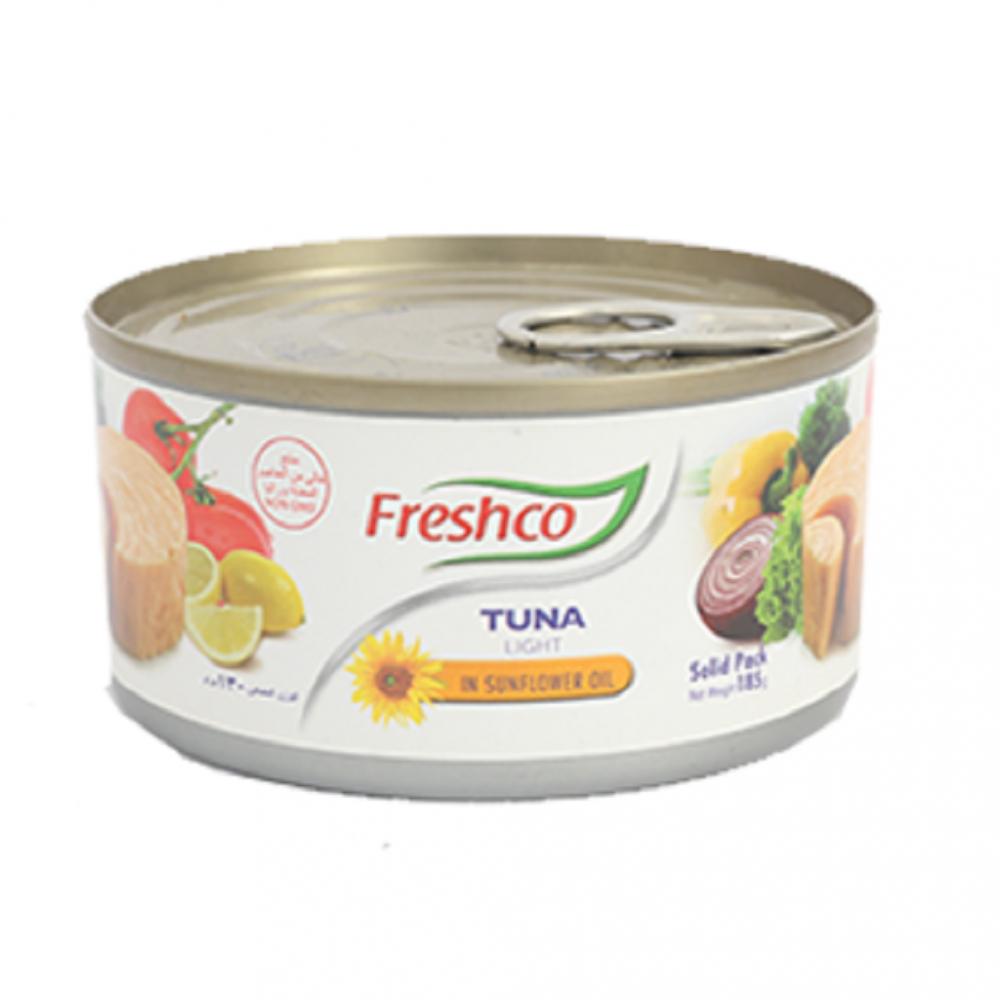 Freshco Light Tuna in Sunflower Oil 185g*48