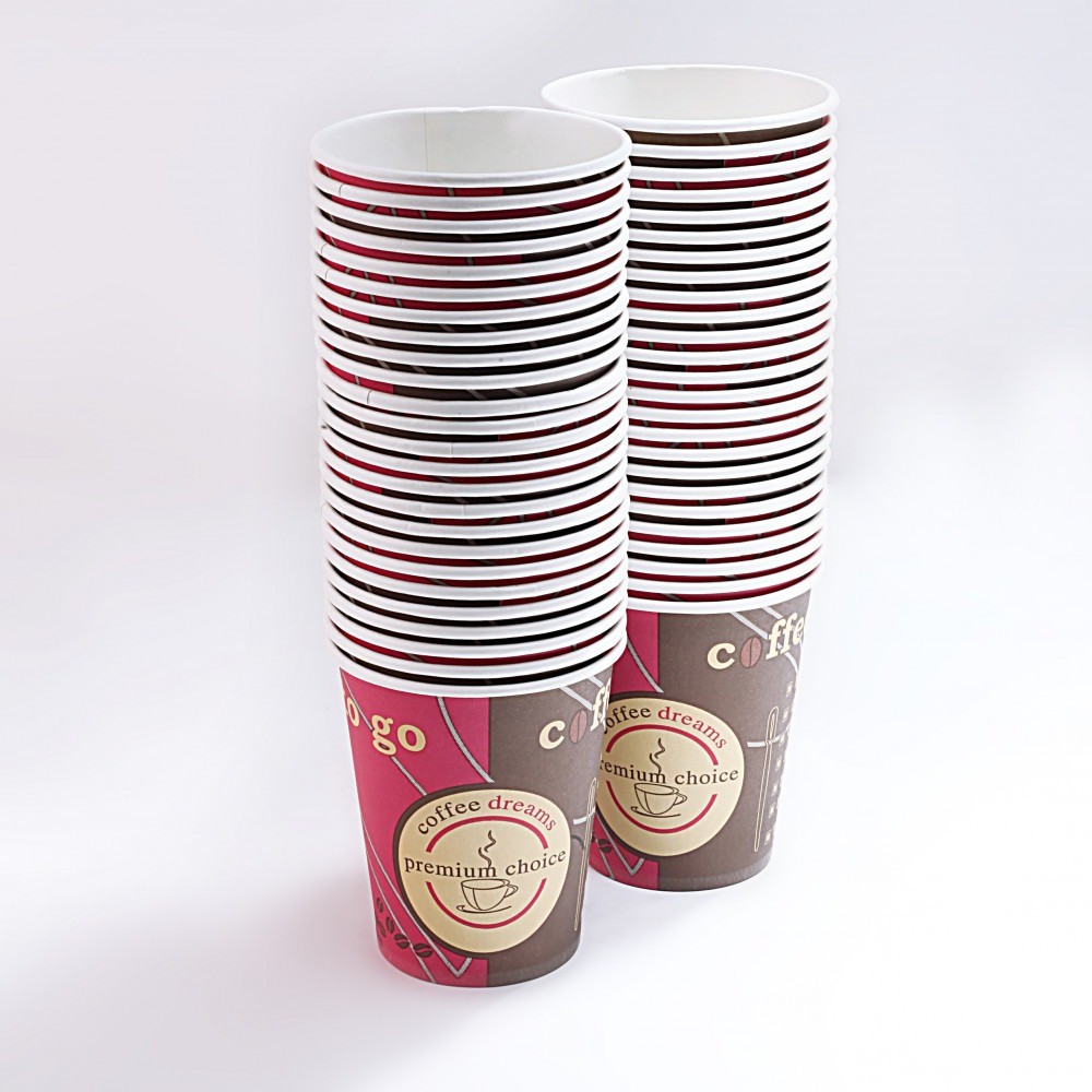 Paper cups for coffee 4 oz pack of 50 cups