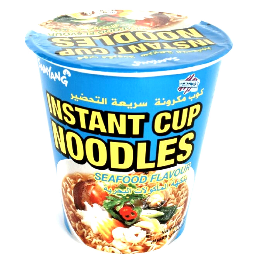 Samyang Instant Noodles Cup, Seafood Flavor - 65gm*30
