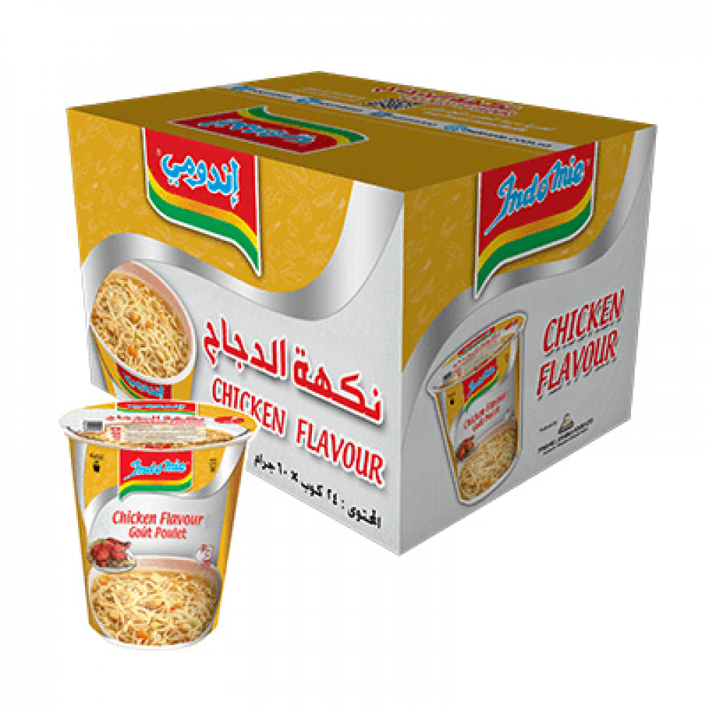 Indomie Chicken Flavor (24 Cups x 60g)
