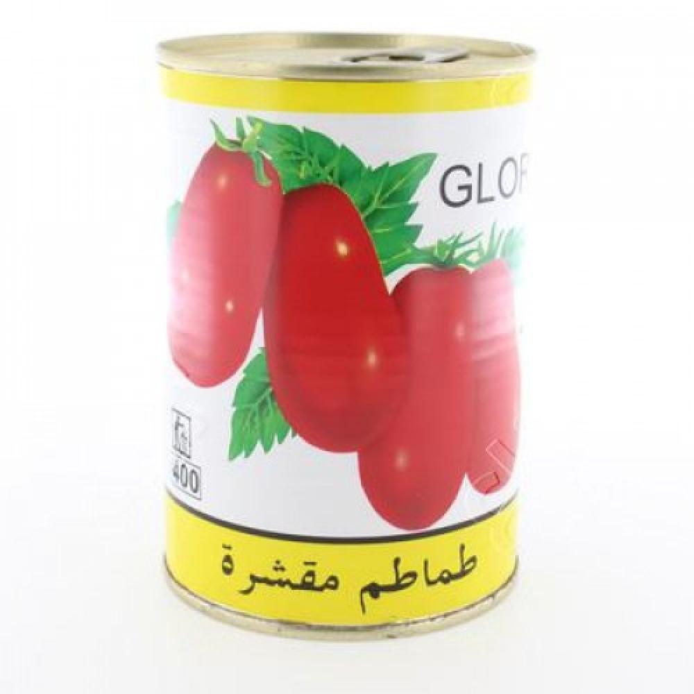 Gloria peeled tomatoes, 410 gm, box of 24 x pcs