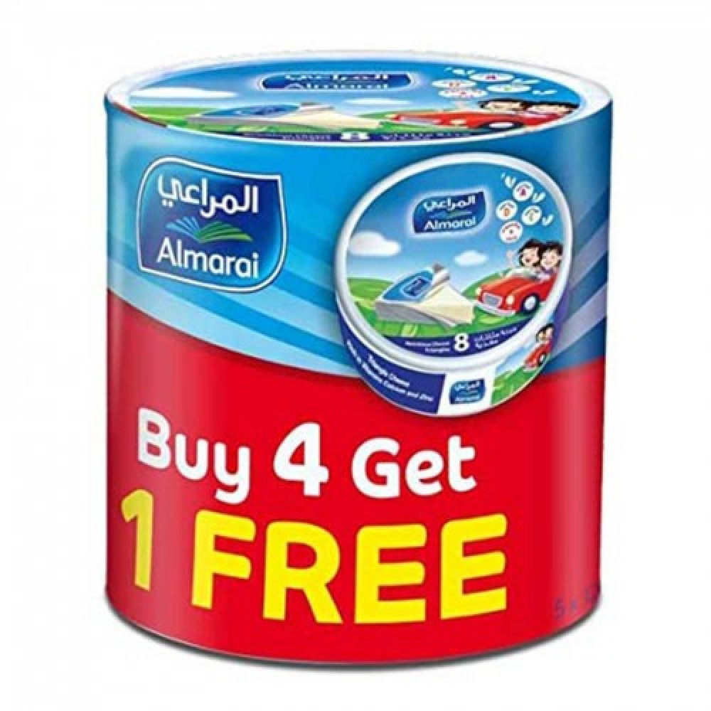 Almarai Triangle Cheese 4+1 Free*120gm