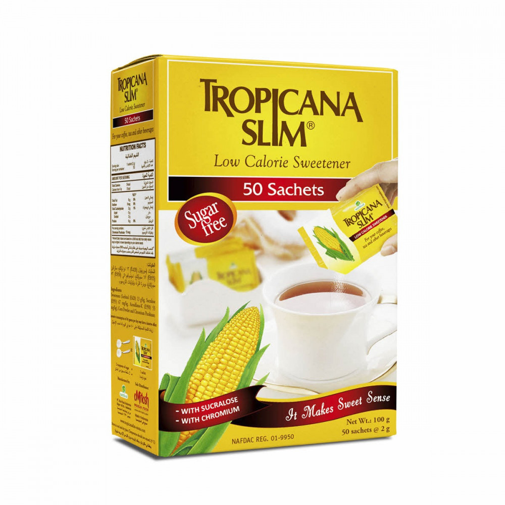 Tropicana Diet Sugar - 50 Packets (100gm)*24