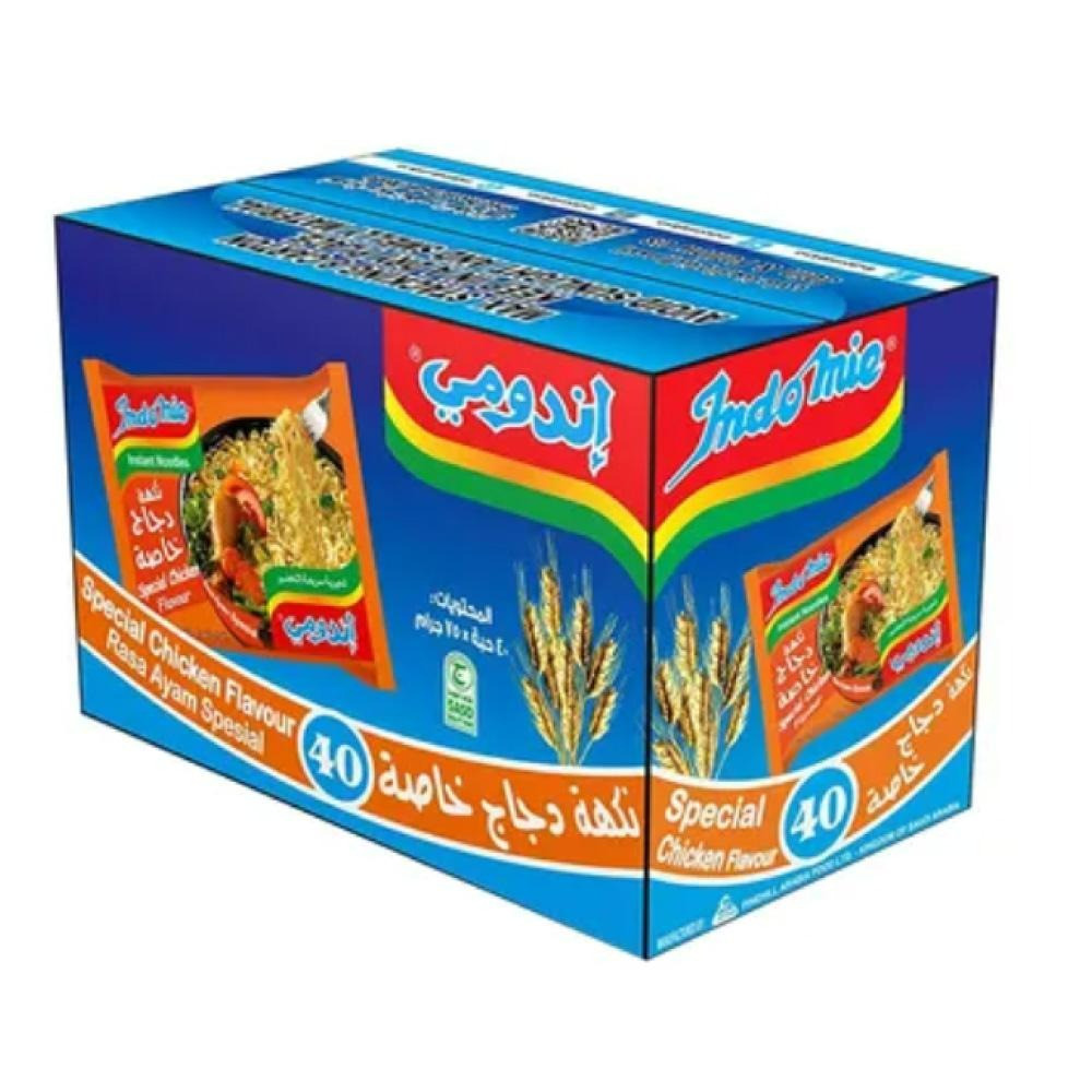 Indomie instant noodles - special chicken flavor - box of 40 pieces