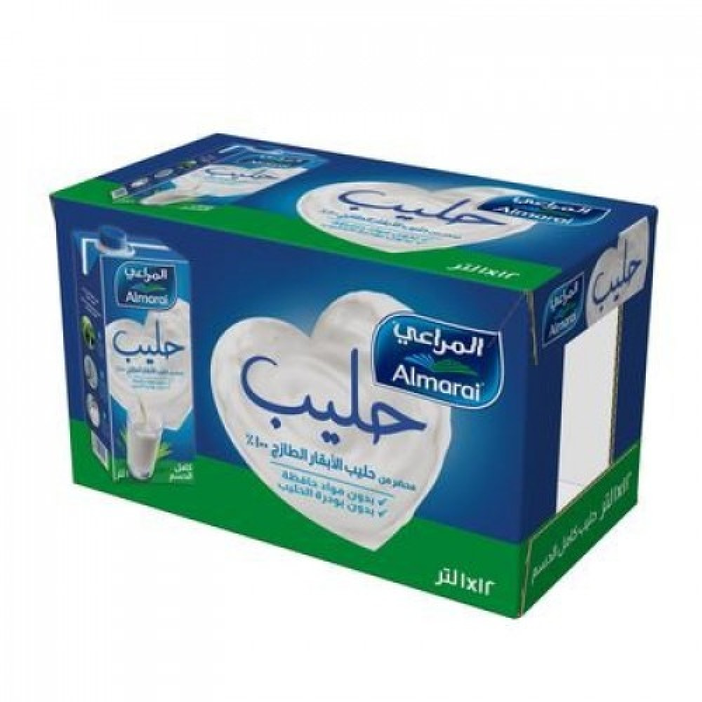 Almarai long life milk carton of 12 x 1 liter
