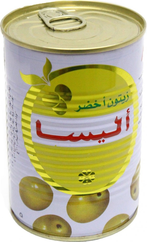 Carton of Elissa green olives, 200 grams, x 12 pieces