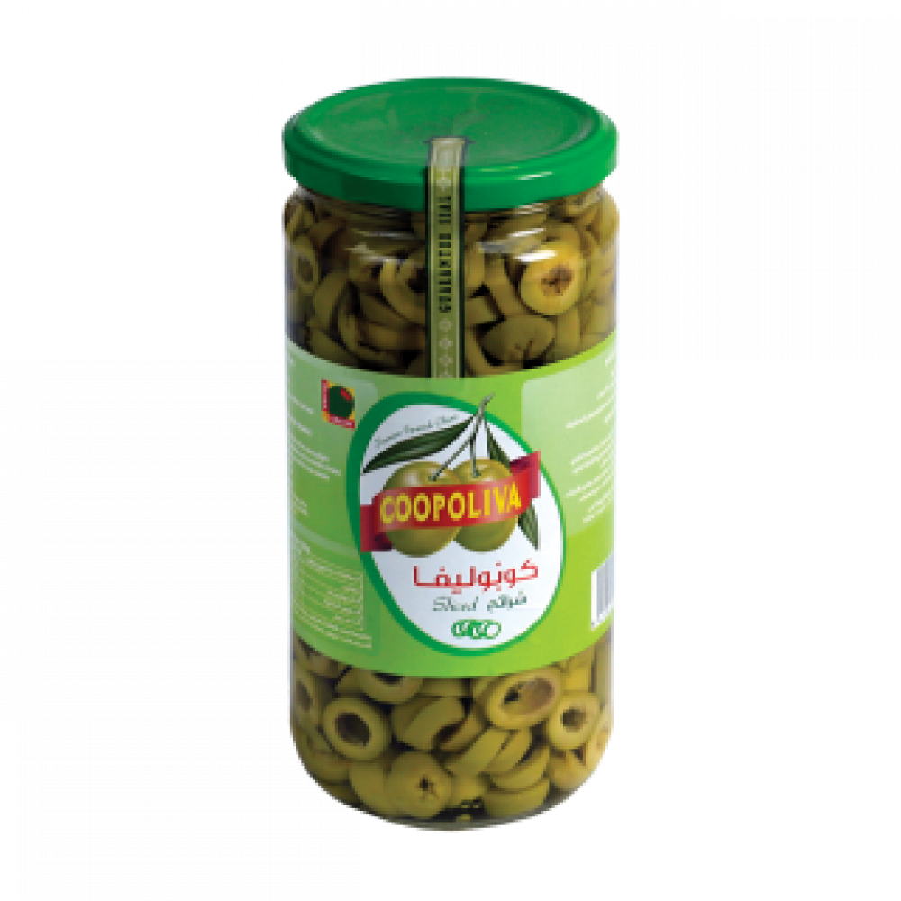 Coopoliva Green Olives Sliced ​​360 Gm*6