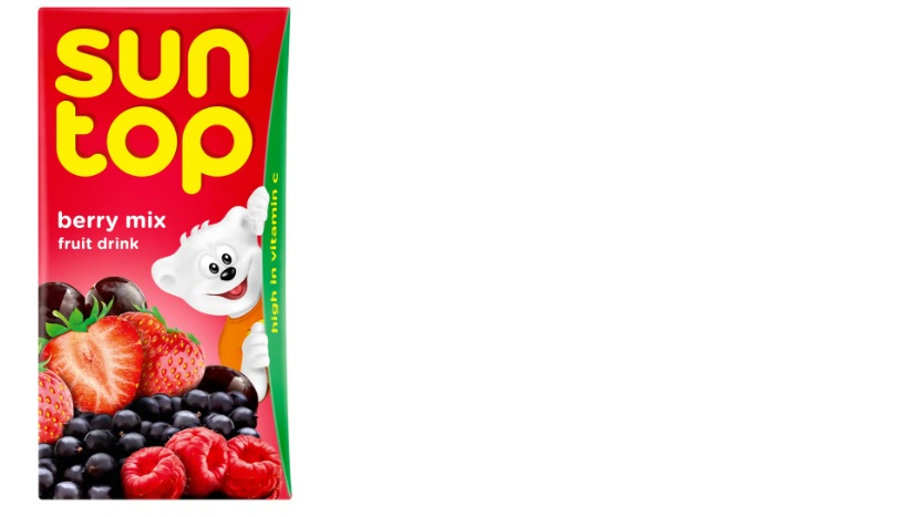 Suntop blueberry juice carton 250 ml x 30